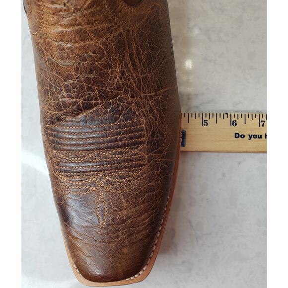 ARIAT Futurity Platinum Cowboy Boots Brown Leather Men's Size 10.5 EE in EUC - Picture 12 of 16